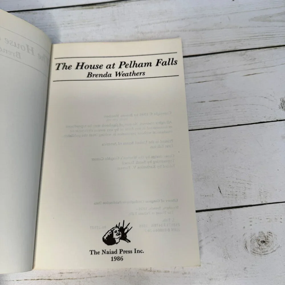 The House at Pelham Falls Brenda Weathers 1st Ed 1986 Naiad Press Lesbian Gothic